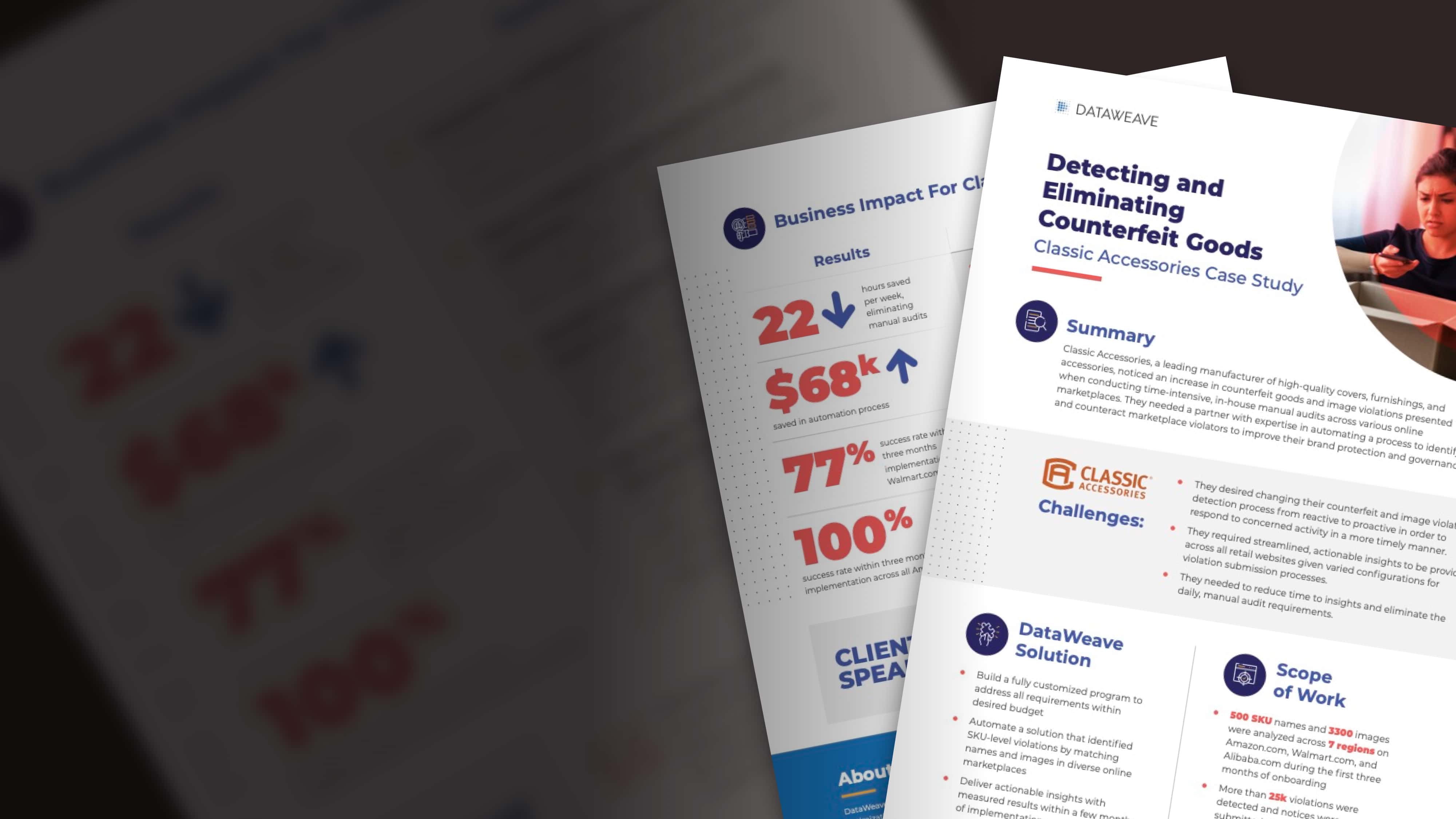 Classic Accessories Counterfeit Detection